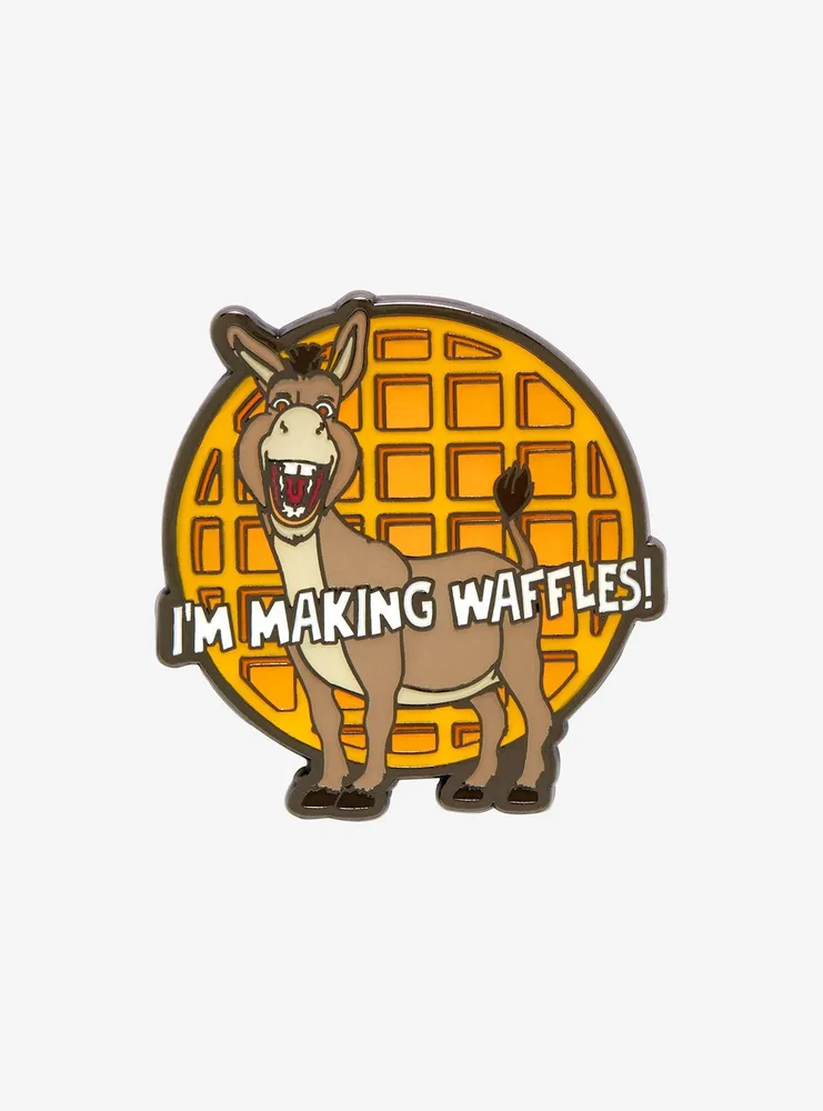 Shrek Donkey I'm Making Waffles Enamel Pin - BoxLunch Exclusive