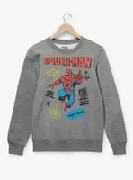 Marvel Spider-Man Doodle Icons Crewneck - BoxLunch Exclusive