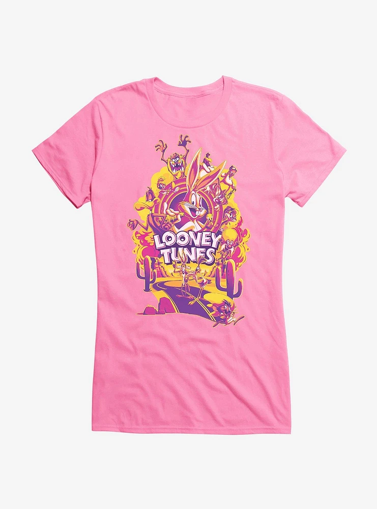 Looney Tunes WB 100 That's All Folks Girls T-Shirt