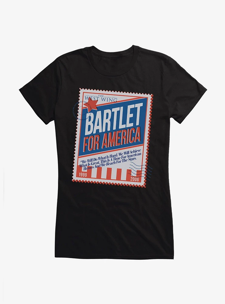 West Wing WB 100 Bartlet For America Girls T-Shirt