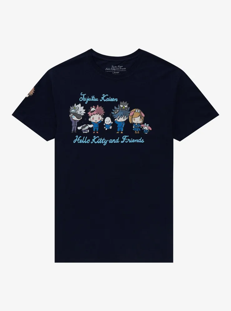 Jujutsu Kaisen X Hello Kitty And Friends Group T-Shirt