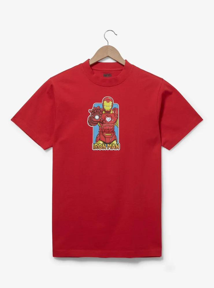 Marvel Iron Man Cartoon Portrait T-Shirt - BoxLunch Exclusive