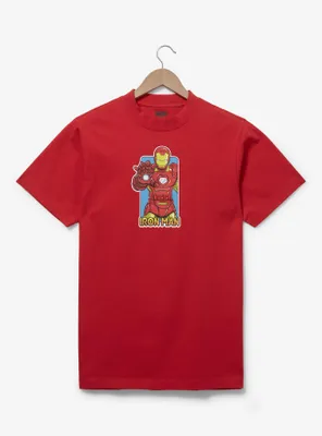 Marvel Iron Man Cartoon Portrait T-Shirt - BoxLunch Exclusive