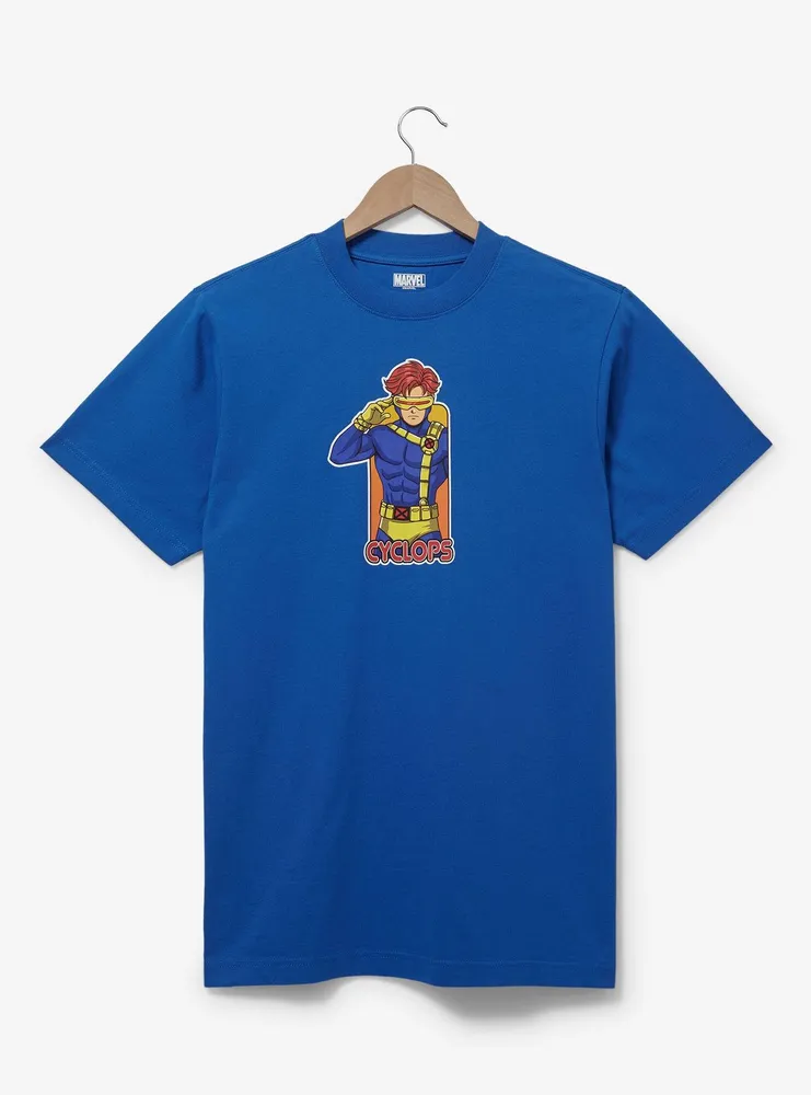 Marvel X-Men Cyclops Cartoon Portrait T-Shirt - BoxLunch Exclusive