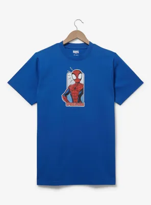 Marvel Spider-Man Cartoon Portrait T-Shirt
