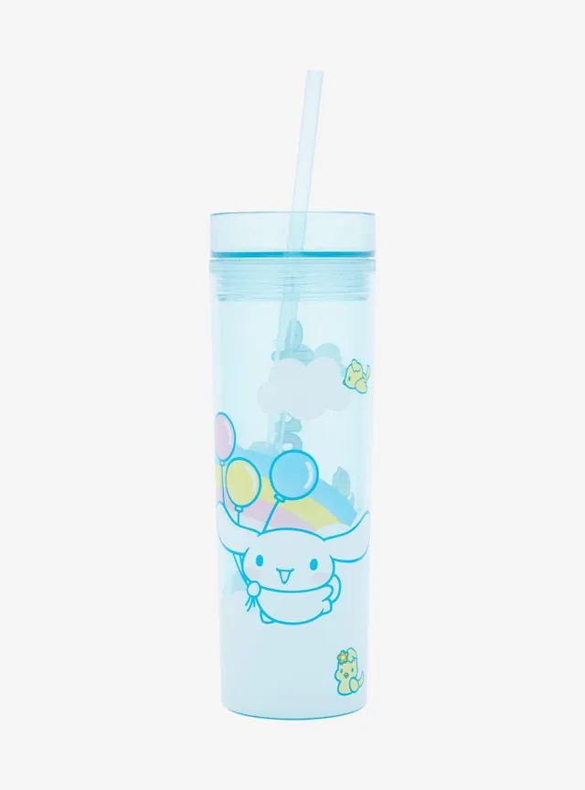 Kuromi 16 Oz Slim Acrylic Travel Cup With Straw