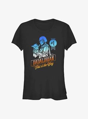 Star Wars The Mandalorian Certified Dadalorian Girls T-Shirt