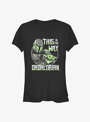 Star Wars The Mandalorian Dadalorian Way Girls T-Shirt