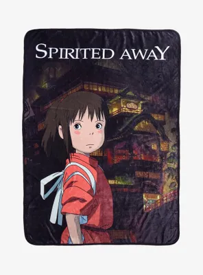 Studio Ghibli Spirited Away Poster Throw Blanket