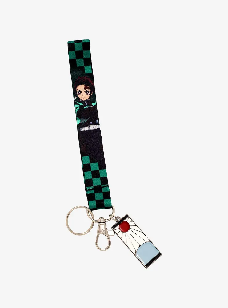 Demon Slayer: Kimetsu no Yaiba Tanjiro Pattern Wrist Lanyard