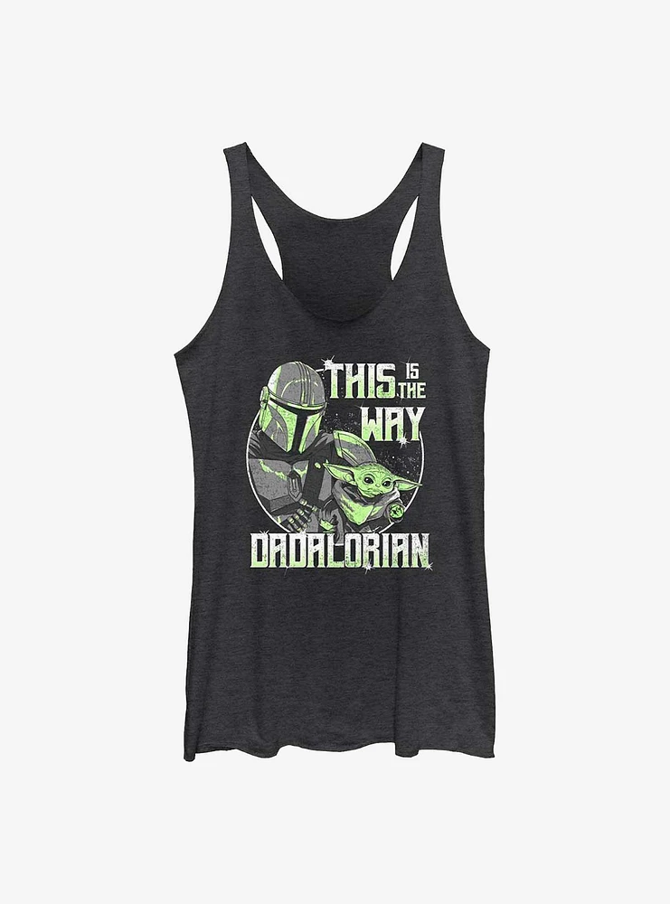 Star Wars The Mandalorian Dadalorian Way Girls Tank