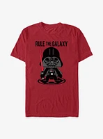 Star Wars Chibi Darth Vader Rule The Galaxy T-Shirt