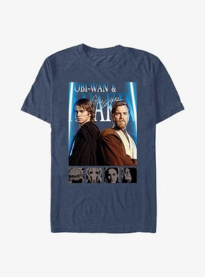 Star Wars Obi-Wan Kenobi and Anakin Skywalker Poster T-Shirt