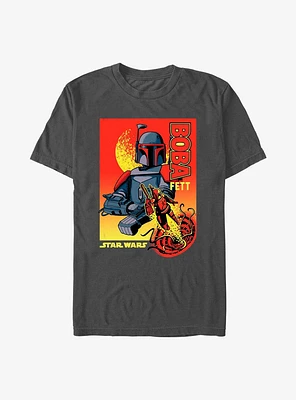 Star Wars Boba Fett Survived The Sarlacc Poster T-Shirt
