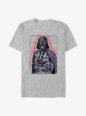 Star Wars Darth Vader Coloring Page T-Shirt
