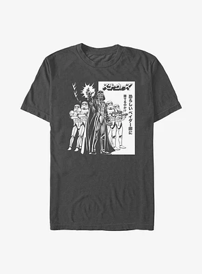 Star Wars Manga Style Vader and His Troopers T-Shirt