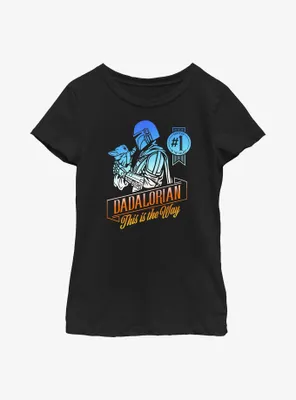 Star Wars The Mandalorian Certified Dadalorian Youth Girls T-Shirt