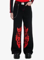 Her Universe Star Wars Darth Maul Wide Leg Denim Pants