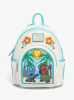 Loungefly Disney Lilo & Stitch Stained Glass Portrait Mini Backpack - BoxLunch Exclusive