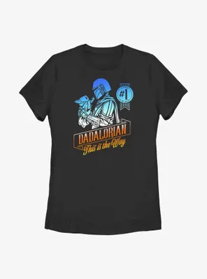 Star Wars The Mandalorian Certified Dadalorian Womens T-Shirt