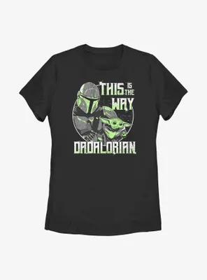 Star Wars The Mandalorian Dadalorian Way Womens T-Shirt