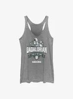 Star Wars The Mandalorian Dadalorian Way Crest Womens Tank Top