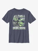 Star Wars The Mandalorian Dadalorian Way Youth T-Shirt