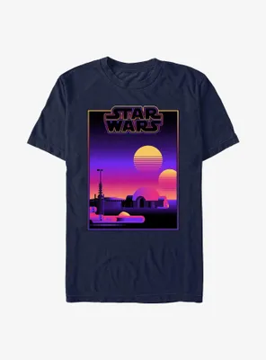 Star Wars The Lars Homestead Poster T-Shirt