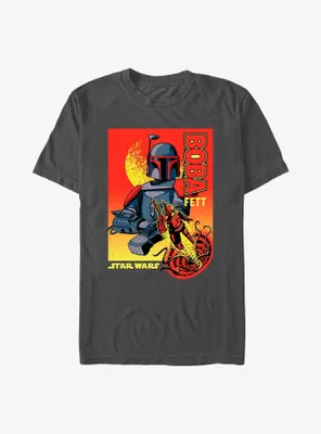 Star Wars Boba Fett Survived The Sarlacc Poster T-Shirt