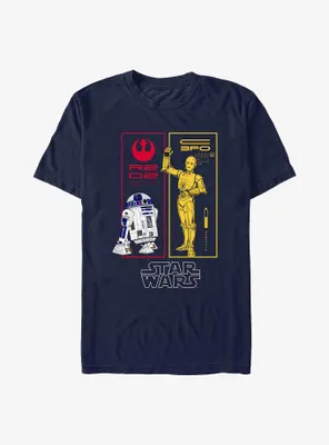 Star Wars The Droids R2-D2 and C-3PO T-Shirt