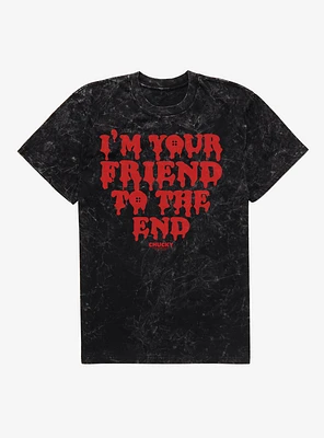 Chucky I'm Your Friend To The End Mineral Wash T-Shirt