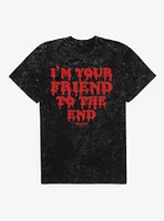 Chucky I'm Your Friend To The End Mineral Wash T-Shirt