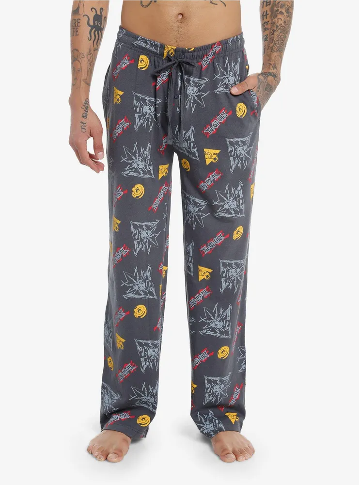 Hot Topic Yu-Gi-Oh! Yugi Millennium Pieces Pajama Pants