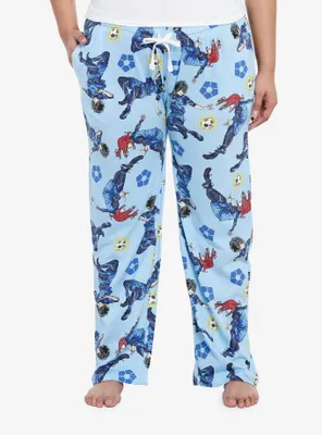 Blue Lock Character Girls Pajama Pants Plus