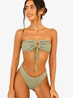 Dippin' Daisy's Amalfi Swim Top Retreat Olive