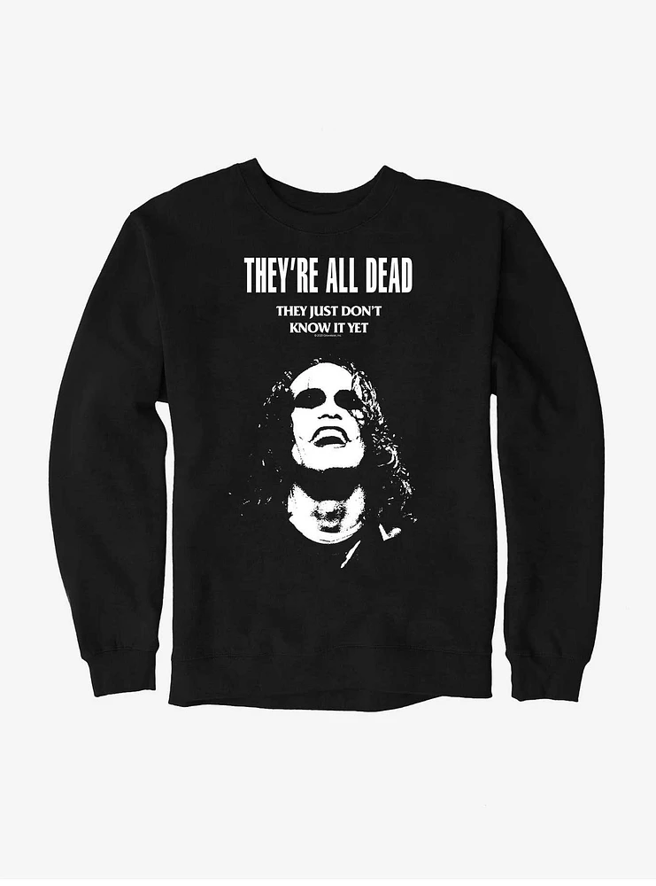 The Crow They're All Dead Raglan Sweatshirt