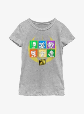 Star Wars: Young Jedi Adventures Group Boxup Youth Girls T-Shirt