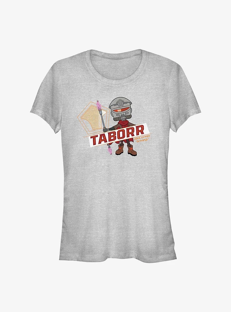 Star Wars: Young Jedi Adventures Taborr Here Comes Trouble Girls T-Shirt