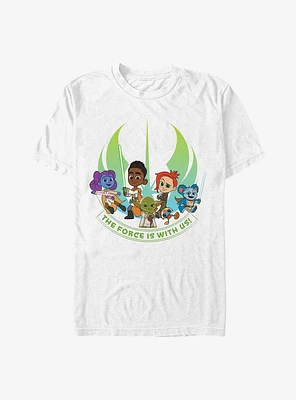 Star Wars: Young Jedi Adventures The Force Is With Us T-Shirt