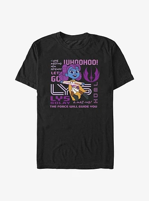 Star Wars: Young Jedi Adventures Lyz Solay Phrases T-Shirt
