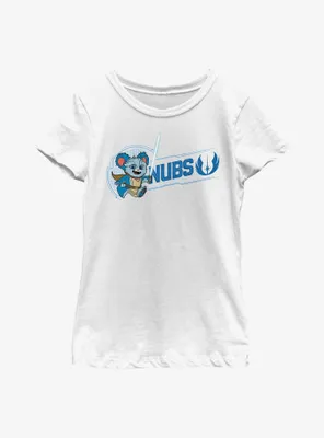 Star Wars: Young Jedi Adventures Nubs Badge Youth Girls T-Shirt