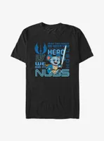 Star Wars: Young Jedi Adventures Nubs Phrases Badge T-Shirt