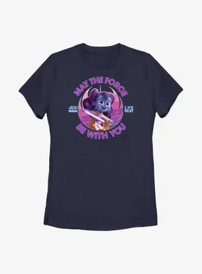 Star Wars: Young Jedi Adventures Lys Solay May The Force Be With You Womens T-Shirt