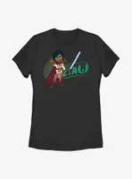 Star Wars: Young Jedi Adventures Master Zia Badge Womens T-Shirt