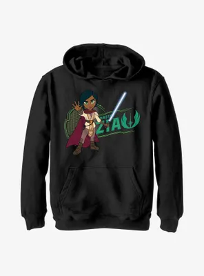 Star Wars: Young Jedi Adventures Master Zia Badge Youth Hoodie