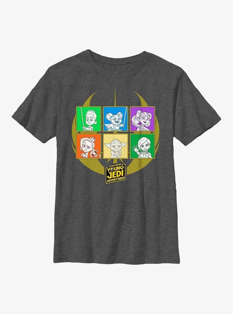 Star Wars: Young Jedi Adventures Group Boxup Youth T-Shirt