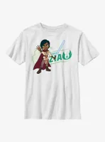 Star Wars: Young Jedi Adventures Master Zia Badge Youth T-Shirt