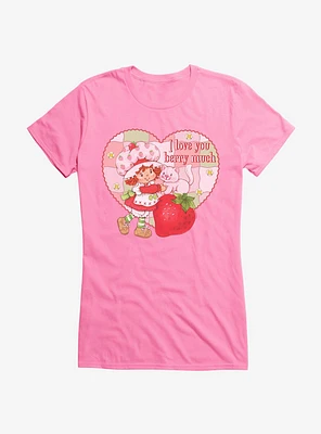 Strawberry Shortcake & Custard I Love You Berry Much Girls T-Shirt