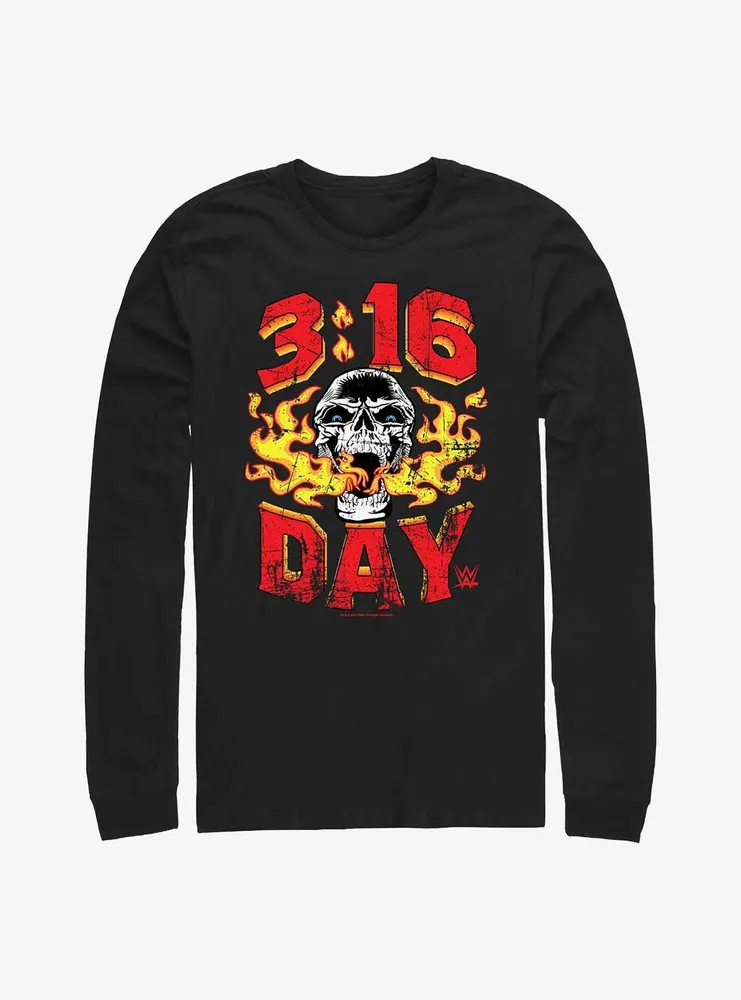 WWE 3:16 Day Stone Cold Steve Austin Long-Sleeve T-Shirt