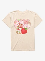 Strawberry Shortcake & Custard I Love You Berry Much Mineral Wash T-Shirt